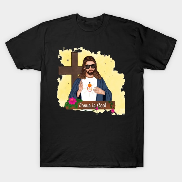 Jesus is cool T-Shirt by Mikeywear Apparel